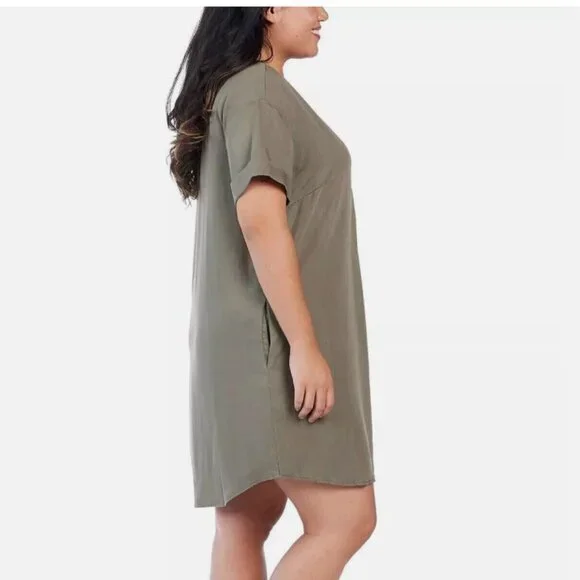 knee length dresses for ladies Women Tencel Dress – Al Nasser main image 1